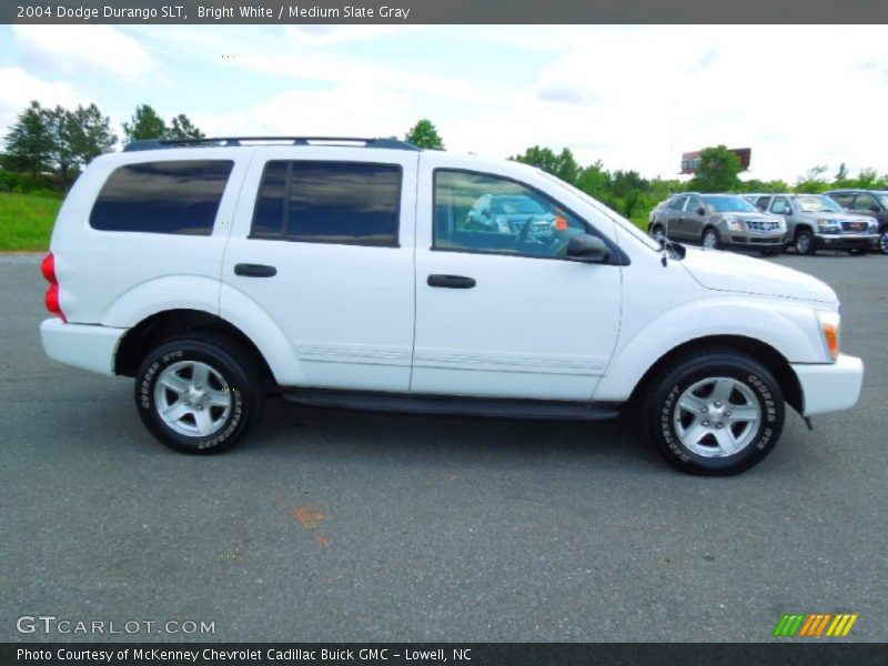 Bright White / Medium Slate Gray 2004 Dodge Durango SLT