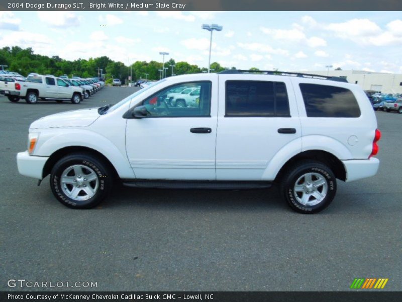 Bright White / Medium Slate Gray 2004 Dodge Durango SLT