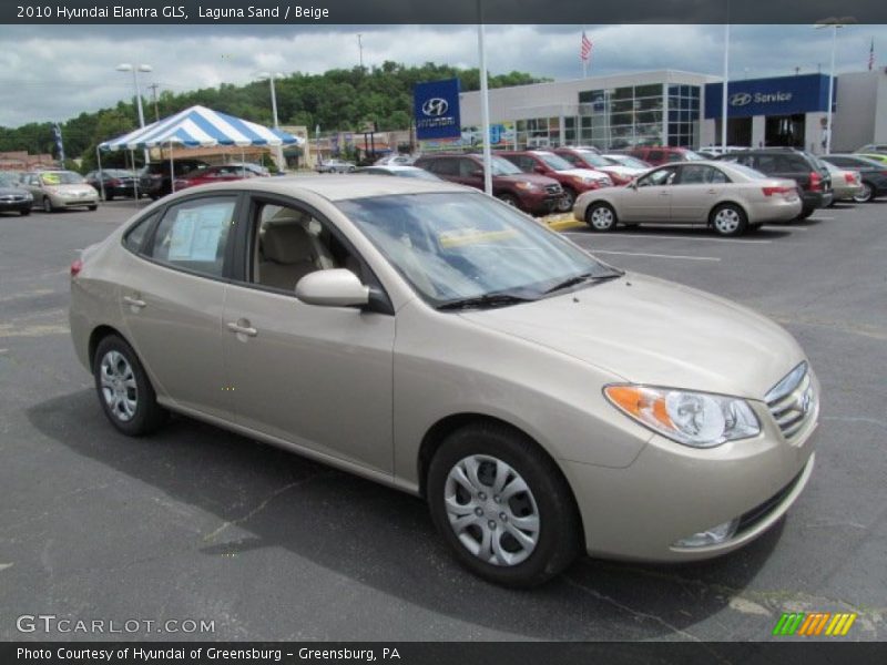 Laguna Sand / Beige 2010 Hyundai Elantra GLS