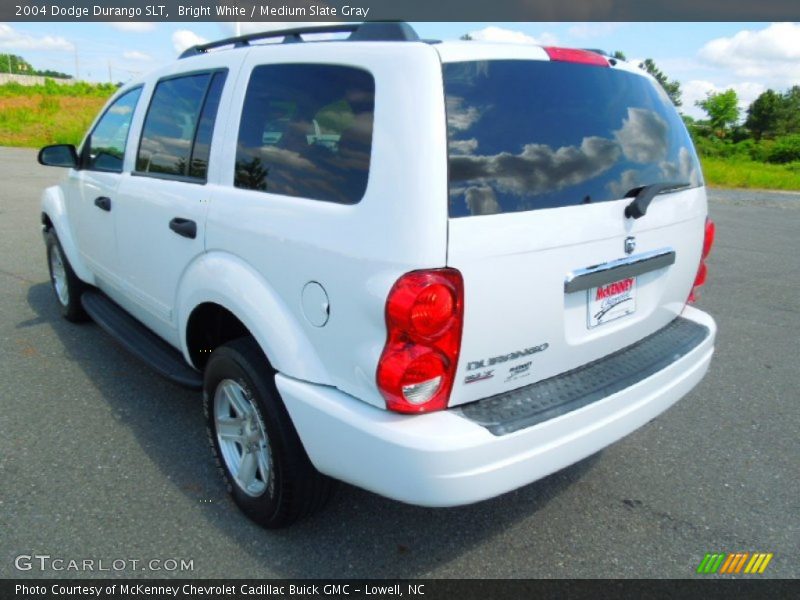 Bright White / Medium Slate Gray 2004 Dodge Durango SLT