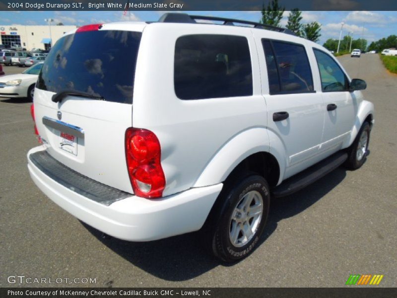 Bright White / Medium Slate Gray 2004 Dodge Durango SLT