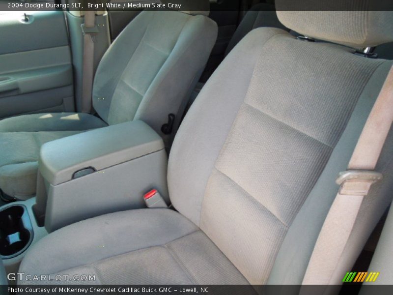 Bright White / Medium Slate Gray 2004 Dodge Durango SLT