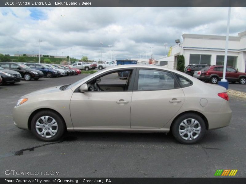 Laguna Sand / Beige 2010 Hyundai Elantra GLS