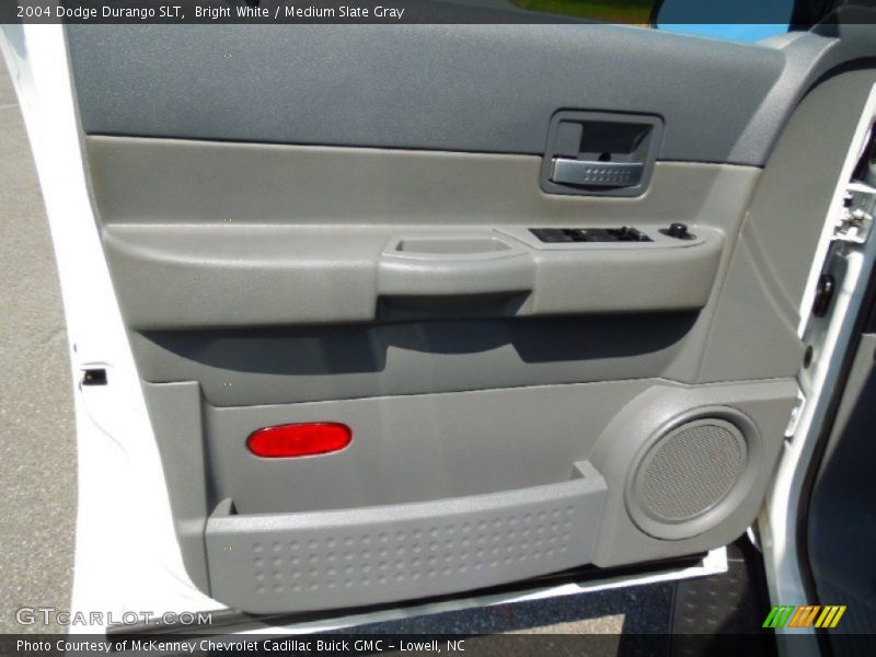 Bright White / Medium Slate Gray 2004 Dodge Durango SLT