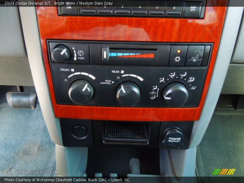 Bright White / Medium Slate Gray 2004 Dodge Durango SLT