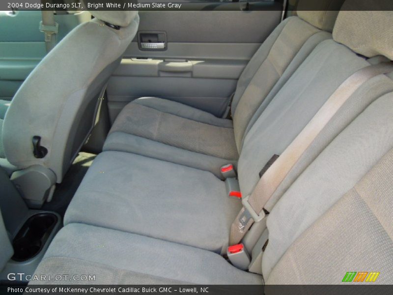 Bright White / Medium Slate Gray 2004 Dodge Durango SLT