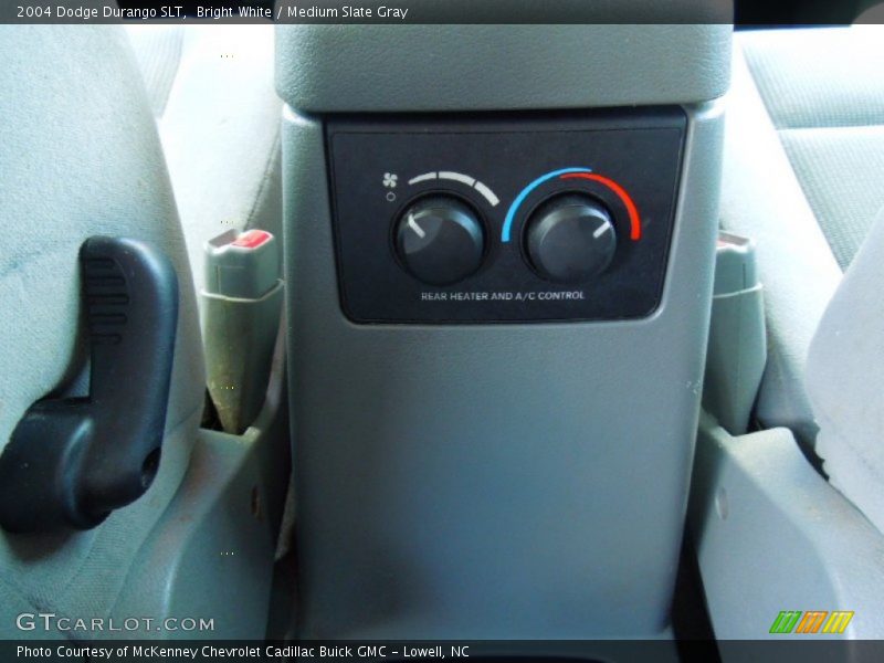 Bright White / Medium Slate Gray 2004 Dodge Durango SLT