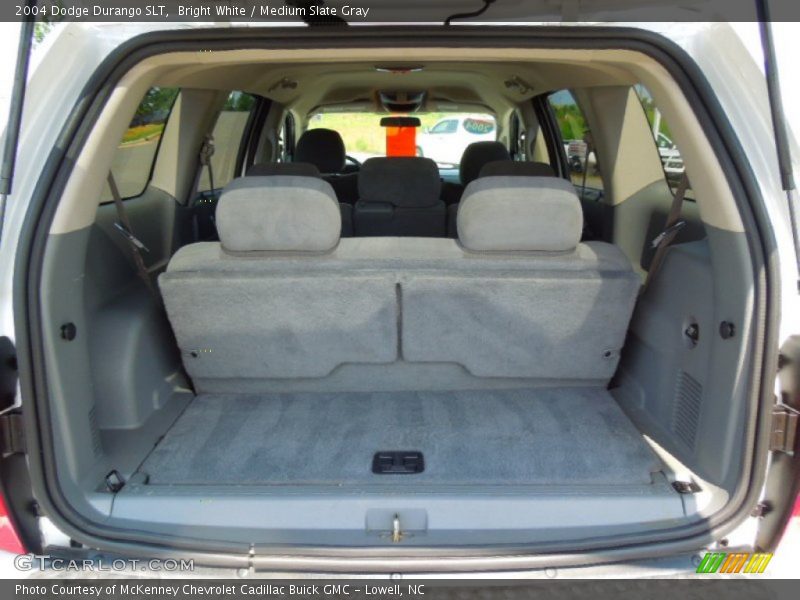 Bright White / Medium Slate Gray 2004 Dodge Durango SLT