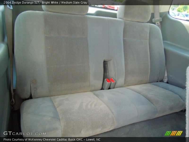 Bright White / Medium Slate Gray 2004 Dodge Durango SLT