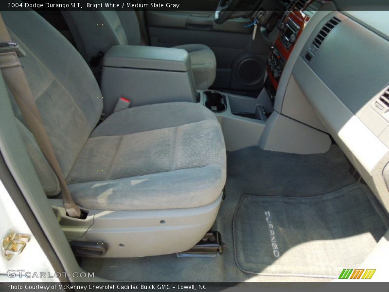 Bright White / Medium Slate Gray 2004 Dodge Durango SLT