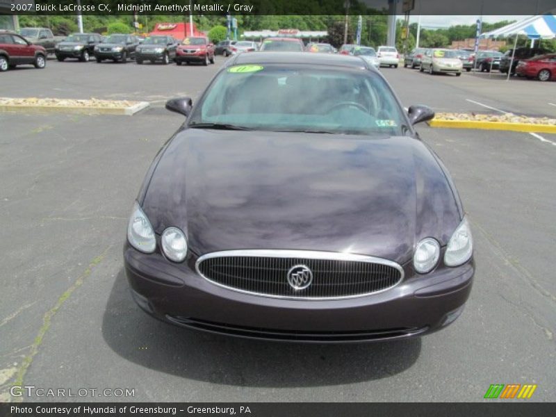 Midnight Amethyst Metallic / Gray 2007 Buick LaCrosse CX