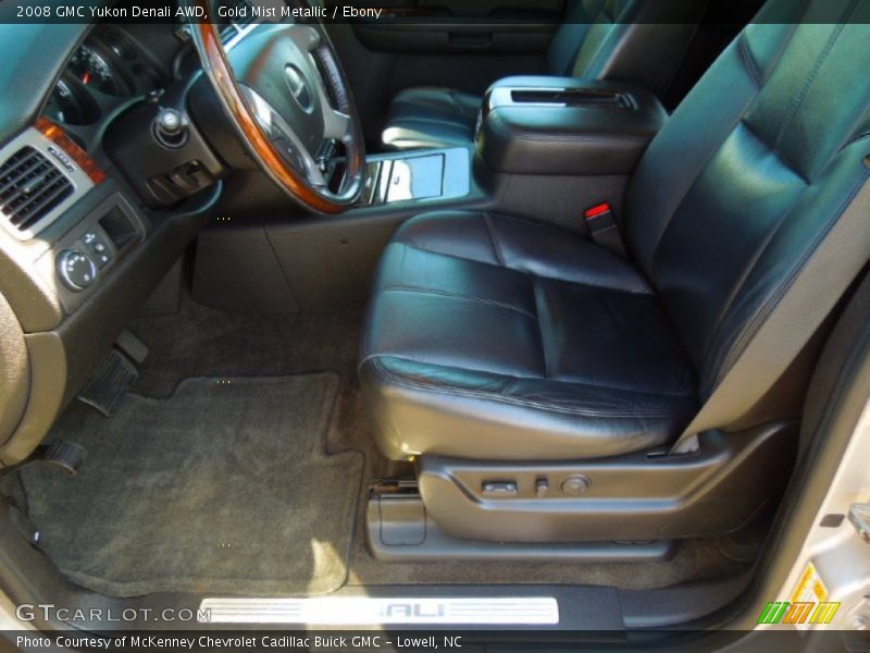 Gold Mist Metallic / Ebony 2008 GMC Yukon Denali AWD