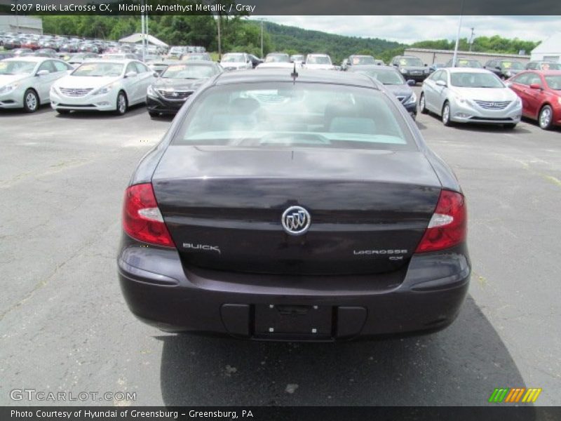 Midnight Amethyst Metallic / Gray 2007 Buick LaCrosse CX