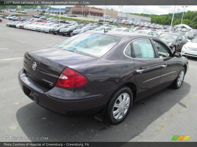 Midnight Amethyst Metallic / Gray 2007 Buick LaCrosse CX