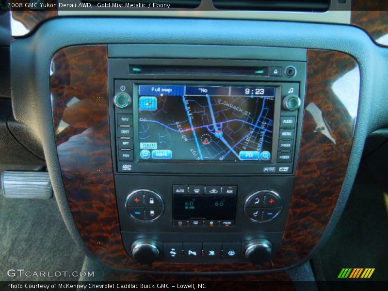 Gold Mist Metallic / Ebony 2008 GMC Yukon Denali AWD