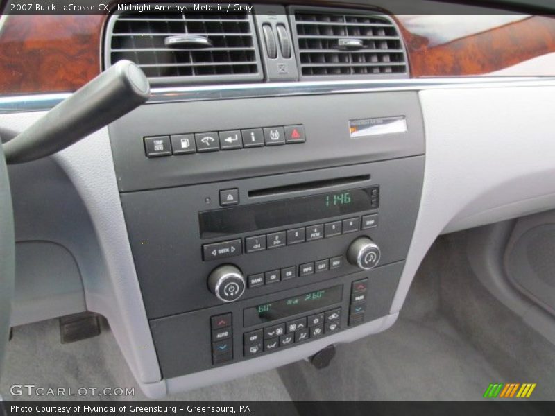 Controls of 2007 LaCrosse CX