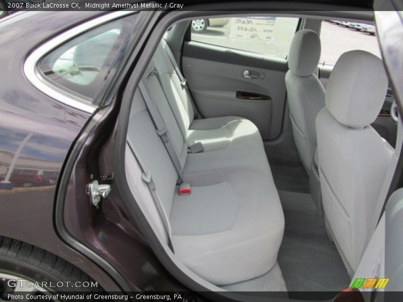 Rear Seat of 2007 LaCrosse CX