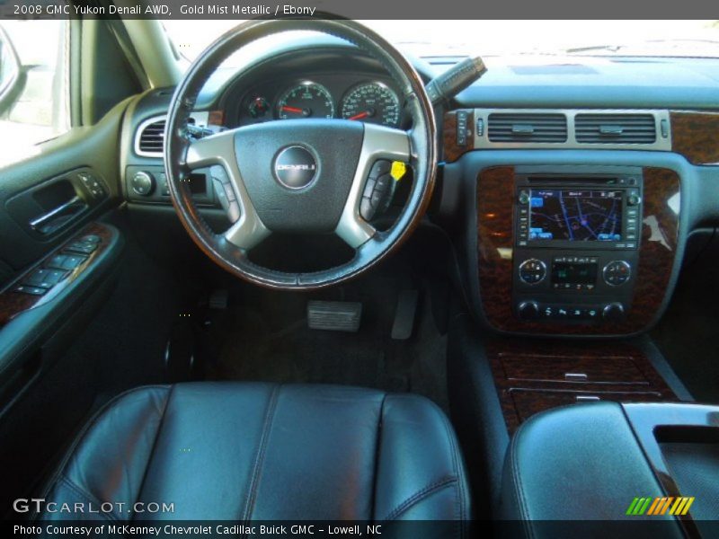 Gold Mist Metallic / Ebony 2008 GMC Yukon Denali AWD