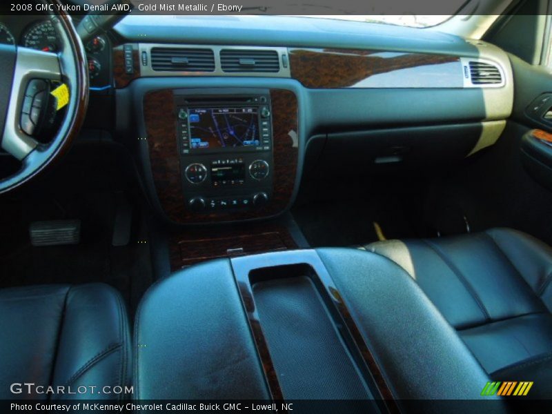 Gold Mist Metallic / Ebony 2008 GMC Yukon Denali AWD