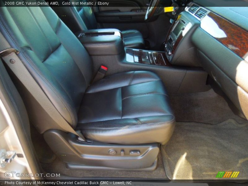 Gold Mist Metallic / Ebony 2008 GMC Yukon Denali AWD