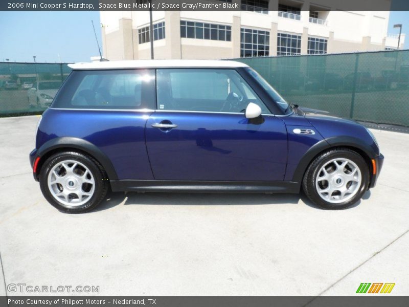Space Blue Metallic / Space Gray/Panther Black 2006 Mini Cooper S Hardtop