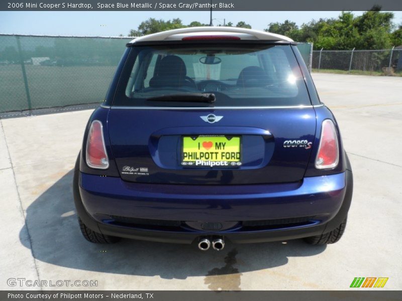 Space Blue Metallic / Space Gray/Panther Black 2006 Mini Cooper S Hardtop