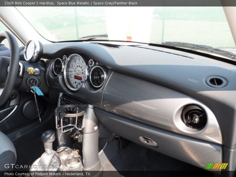 Space Blue Metallic / Space Gray/Panther Black 2006 Mini Cooper S Hardtop