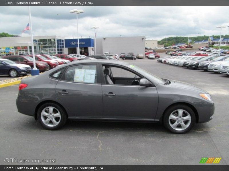 Carbon Gray / Gray 2009 Hyundai Elantra SE Sedan