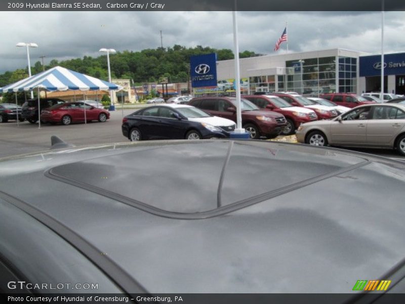 Carbon Gray / Gray 2009 Hyundai Elantra SE Sedan
