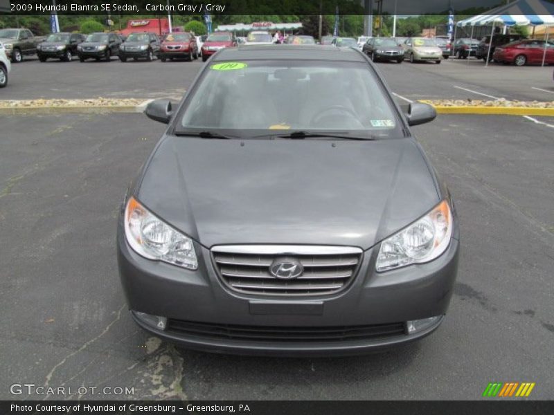 Carbon Gray / Gray 2009 Hyundai Elantra SE Sedan