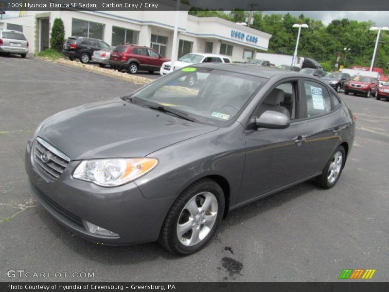 Carbon Gray / Gray 2009 Hyundai Elantra SE Sedan