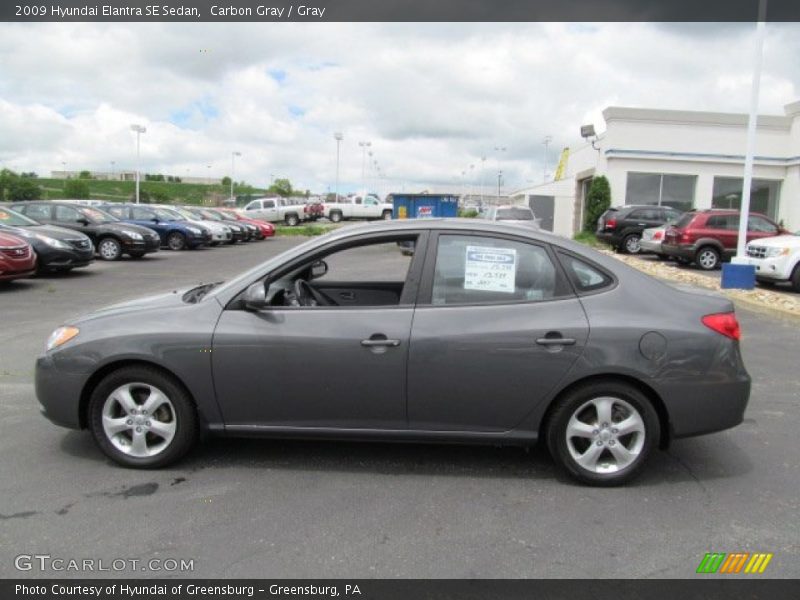 Carbon Gray / Gray 2009 Hyundai Elantra SE Sedan
