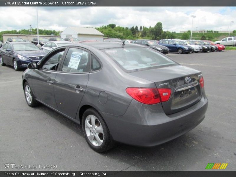 Carbon Gray / Gray 2009 Hyundai Elantra SE Sedan