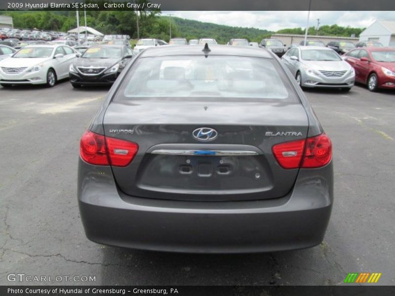 Carbon Gray / Gray 2009 Hyundai Elantra SE Sedan