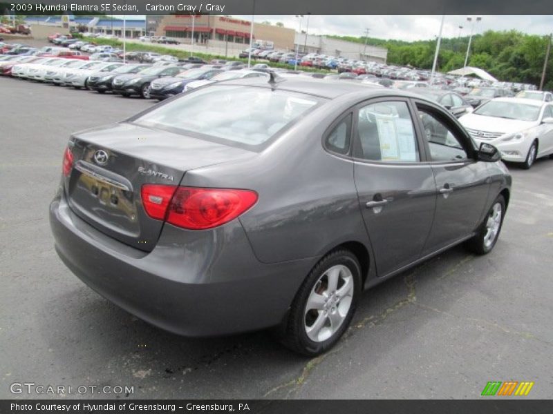 Carbon Gray / Gray 2009 Hyundai Elantra SE Sedan
