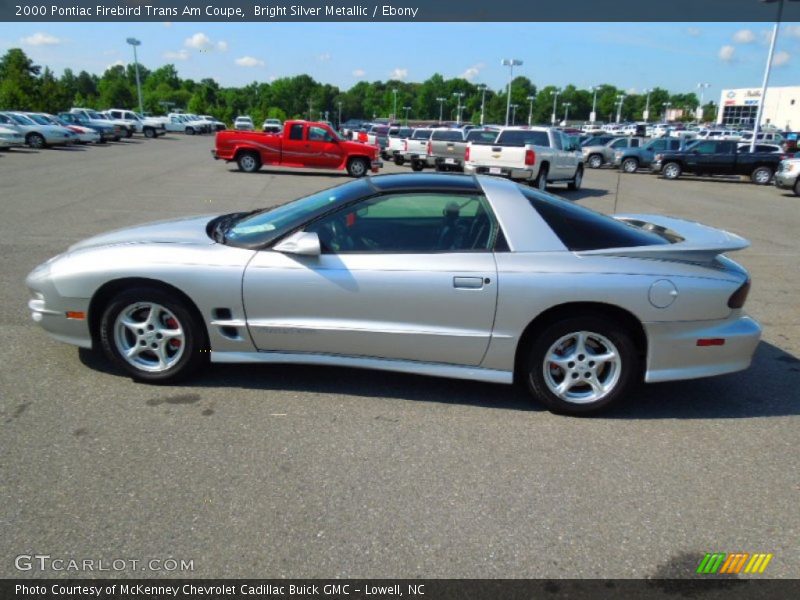 Bright Silver Metallic / Ebony 2000 Pontiac Firebird Trans Am Coupe