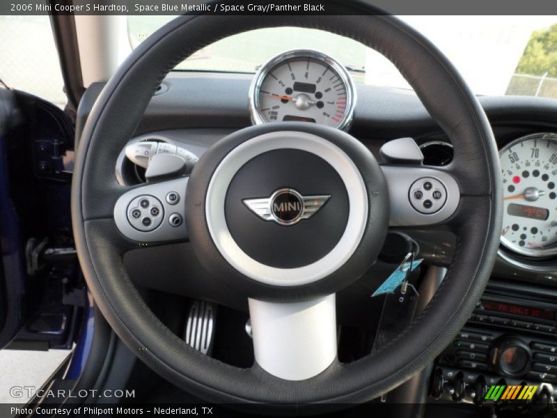 Space Blue Metallic / Space Gray/Panther Black 2006 Mini Cooper S Hardtop