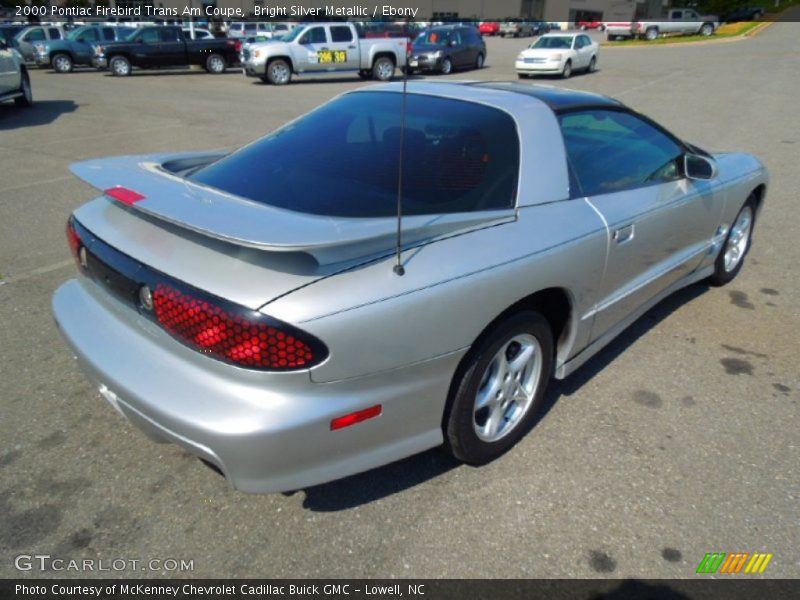 Bright Silver Metallic / Ebony 2000 Pontiac Firebird Trans Am Coupe