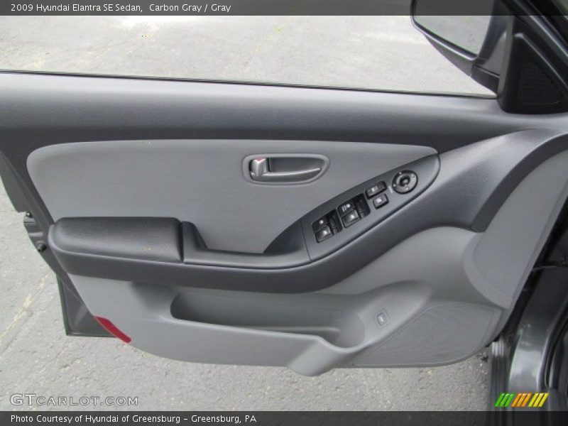 Carbon Gray / Gray 2009 Hyundai Elantra SE Sedan