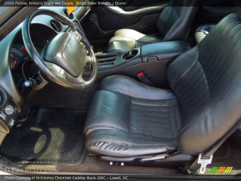 Bright Silver Metallic / Ebony 2000 Pontiac Firebird Trans Am Coupe