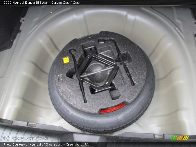 Carbon Gray / Gray 2009 Hyundai Elantra SE Sedan