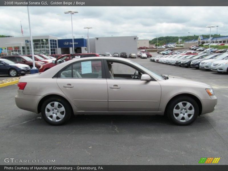 Golden Beige / Beige 2008 Hyundai Sonata GLS