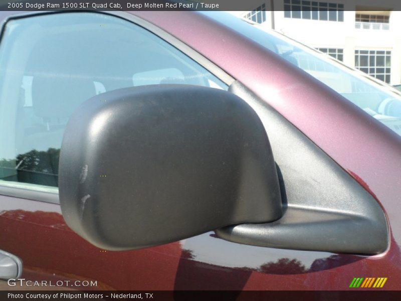 Deep Molten Red Pearl / Taupe 2005 Dodge Ram 1500 SLT Quad Cab