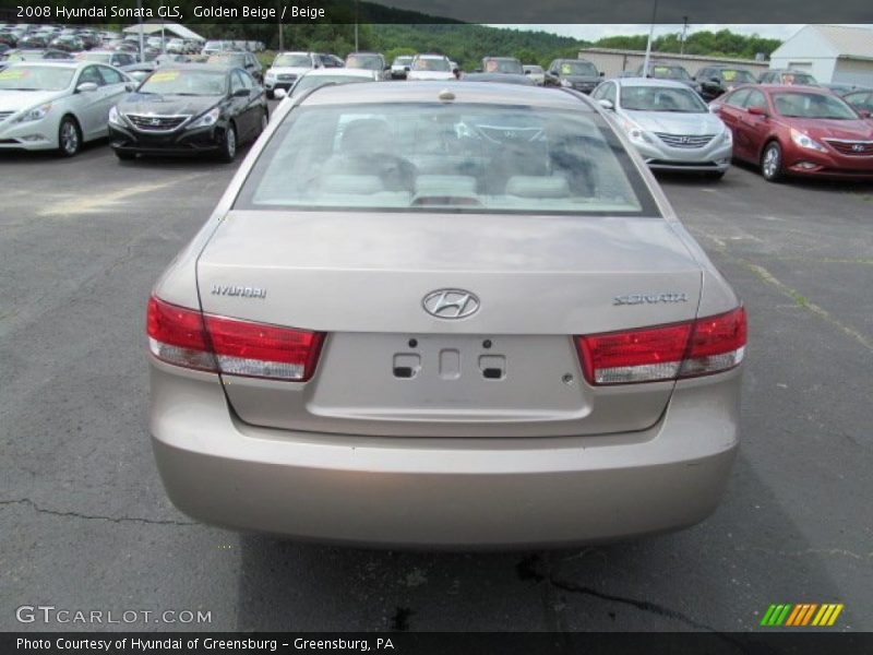 Golden Beige / Beige 2008 Hyundai Sonata GLS