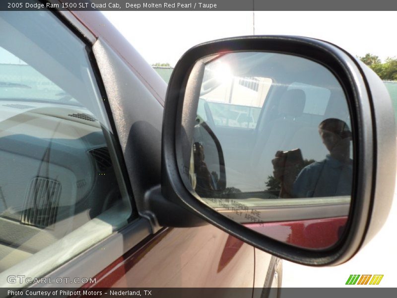Deep Molten Red Pearl / Taupe 2005 Dodge Ram 1500 SLT Quad Cab