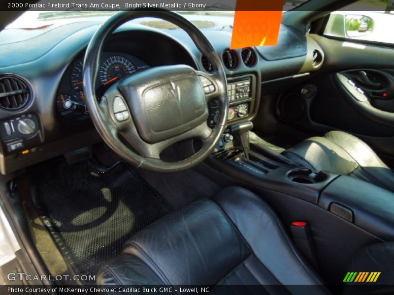 Bright Silver Metallic / Ebony 2000 Pontiac Firebird Trans Am Coupe