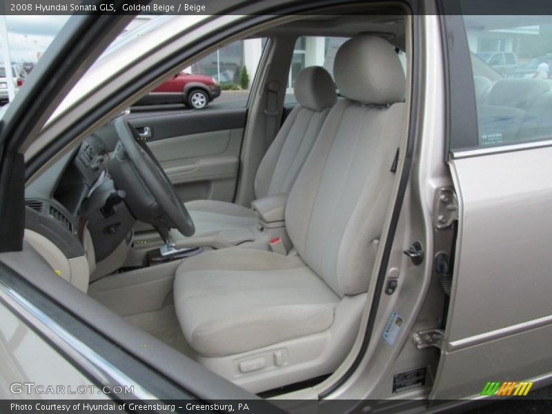 Golden Beige / Beige 2008 Hyundai Sonata GLS