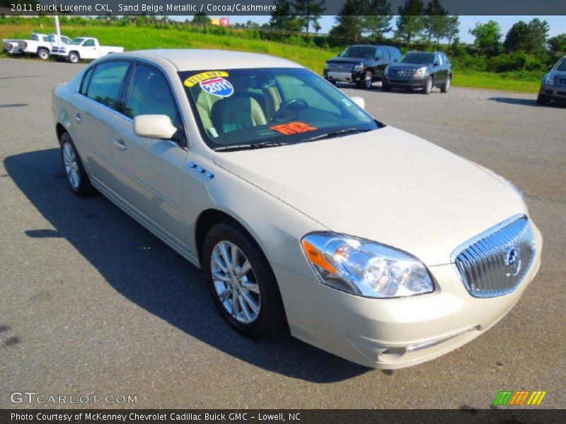Sand Beige Metallic / Cocoa/Cashmere 2011 Buick Lucerne CXL