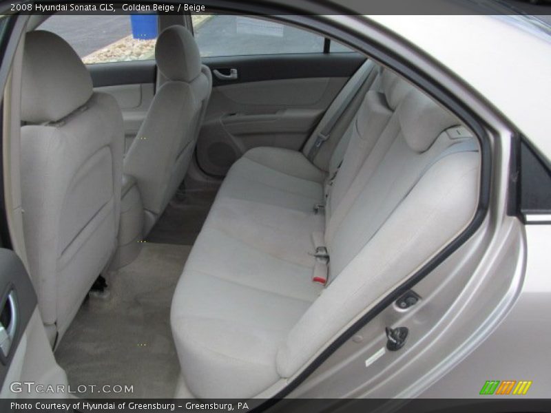Golden Beige / Beige 2008 Hyundai Sonata GLS