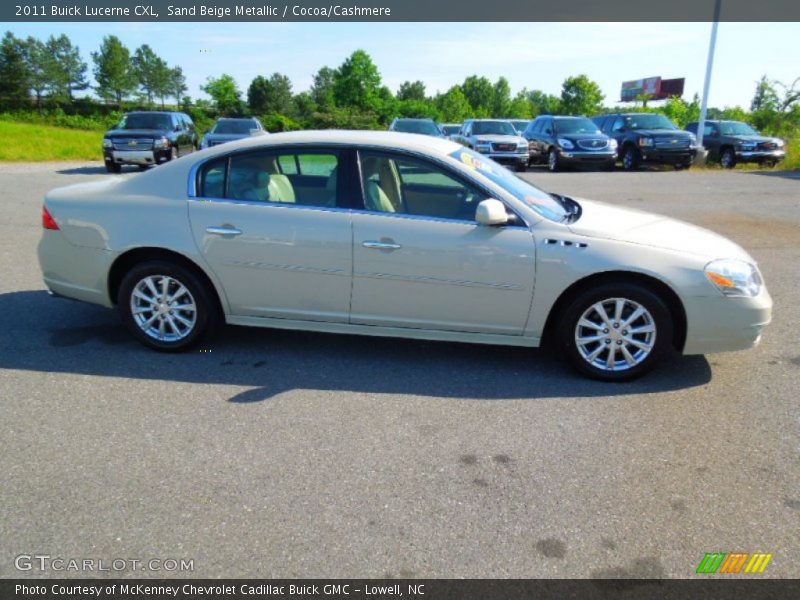 Sand Beige Metallic / Cocoa/Cashmere 2011 Buick Lucerne CXL